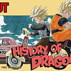 Preventa Polera Uniqlo - History Of Dragon Ball  - bulma & Goku (Tallas Japonesas)