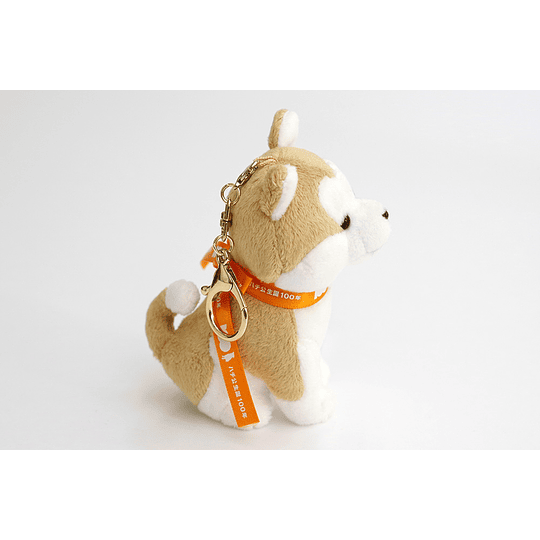 HACHI100 Akita Dog Stuffed Toy Keychain