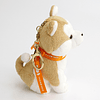 HACHI100 Akita Dog Stuffed Toy Keychain