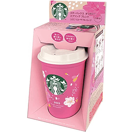 Starbucks Origami Spring Blend with Reusable Cup - Pink
