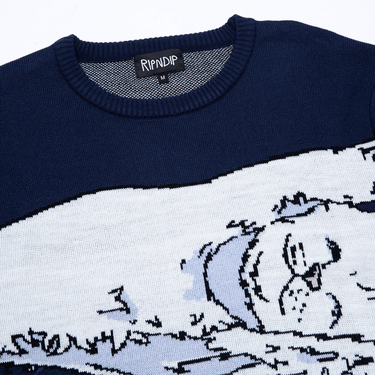 The Great Wave Of Nermal Sweater