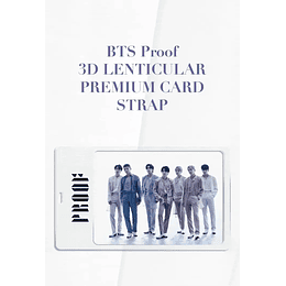 BTS Proof 3D Lenticular Premium Card Strap BTS