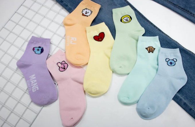 BT21 Daily Mid Socks