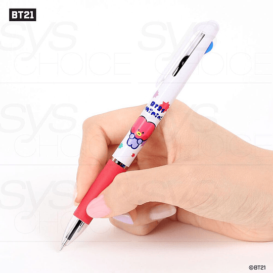 BT21 Minini 3 Color Ball Pen