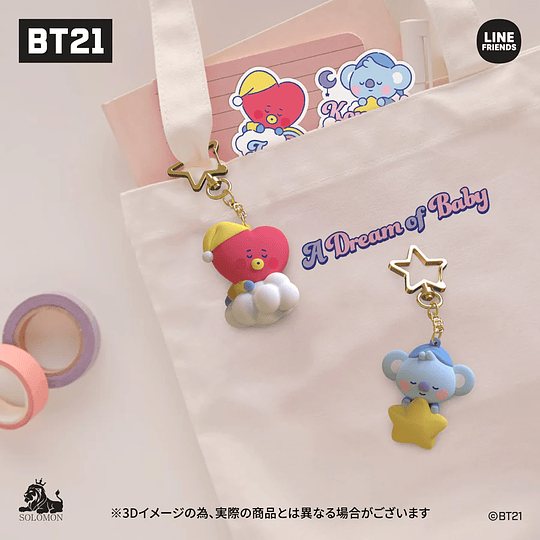 BT21 Sleepy Figure Keyring 