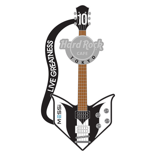 PIN Hard Rock Cafe - TOKYO Messi 2.0 Guitar Pin