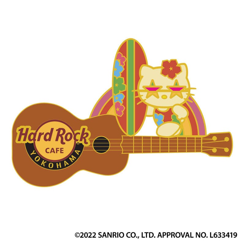 PIN Hard Rock Cafe X Hello Kitty Yokohama Ukelele