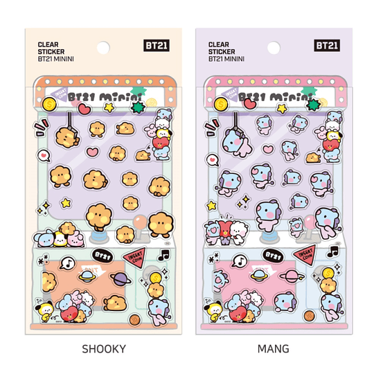 Clear Sticker BT21 Minini