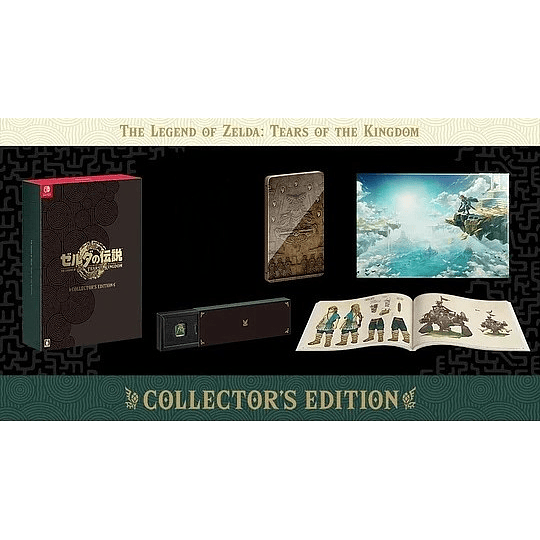 TLOZ Tears of the Kingdom Collector's Edition  - Japones- Solo Coleccionables