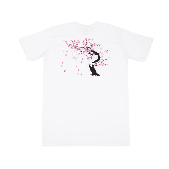 RIPNDIP Tokyo Exclusive - Cherry Blossom Short Sleeve White T Shirt