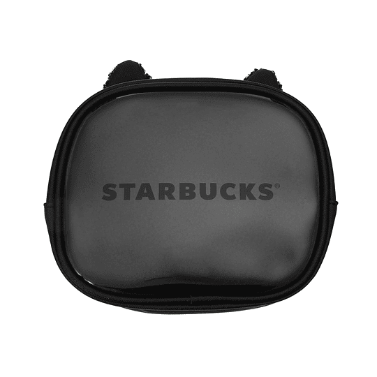 Starbucks Halloween 2023 Fur Pouch in Clear Pouch Set
