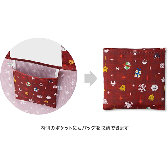 Bolsa Navideña/Eco Tote Bag L - Super Mario Brothers