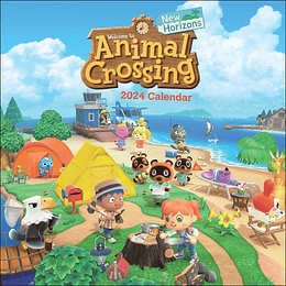 2024 Large Wall Calendar - Animal Crossing