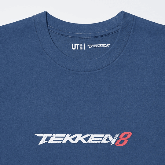 Preventa Polera Uniqlo Fighting Game Legends  -Tekken Blue (tallas Japonesas)