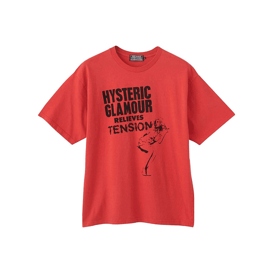Hysteric Glamour | Red Relieves Tension T-Shirt - Men XL
