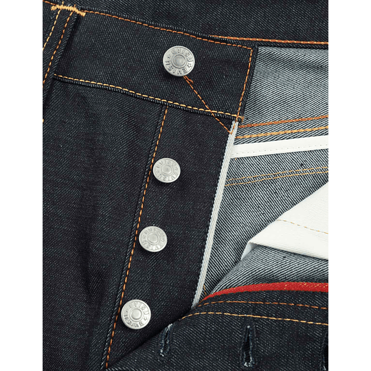 Evisu - Kumadori Daruma Daicock Embroidery Denim Jeans