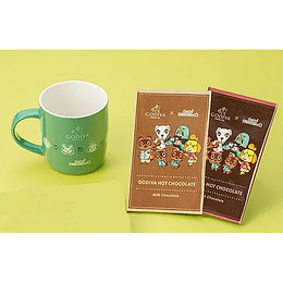 Green Mug Set Godiva X Animal Crossing - Sin Bombones - Dia de los enamorados 2024