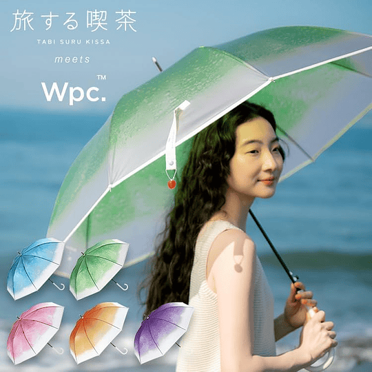 Paraguas WPC - Long Blue Cream Soda Umbrella