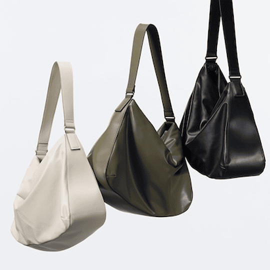 Preventa Uniqlo Leather Touch Puffy Bag
