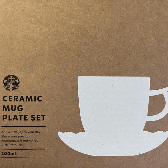 Starbucks Korea Limited Mug Plate Set