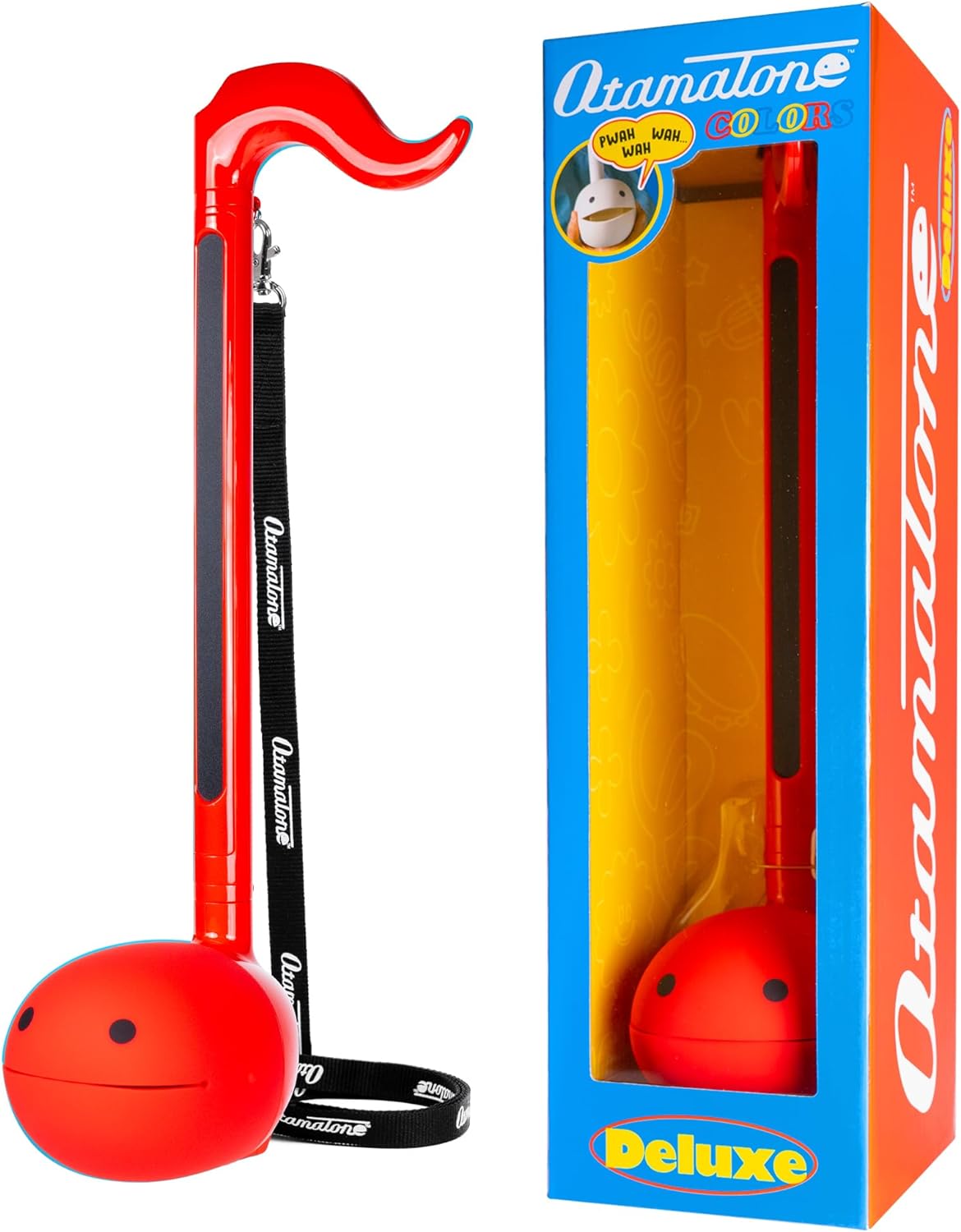 赤と黄色のTOGETHER IN HARMONY Otamatone Deluxe - Colors Red