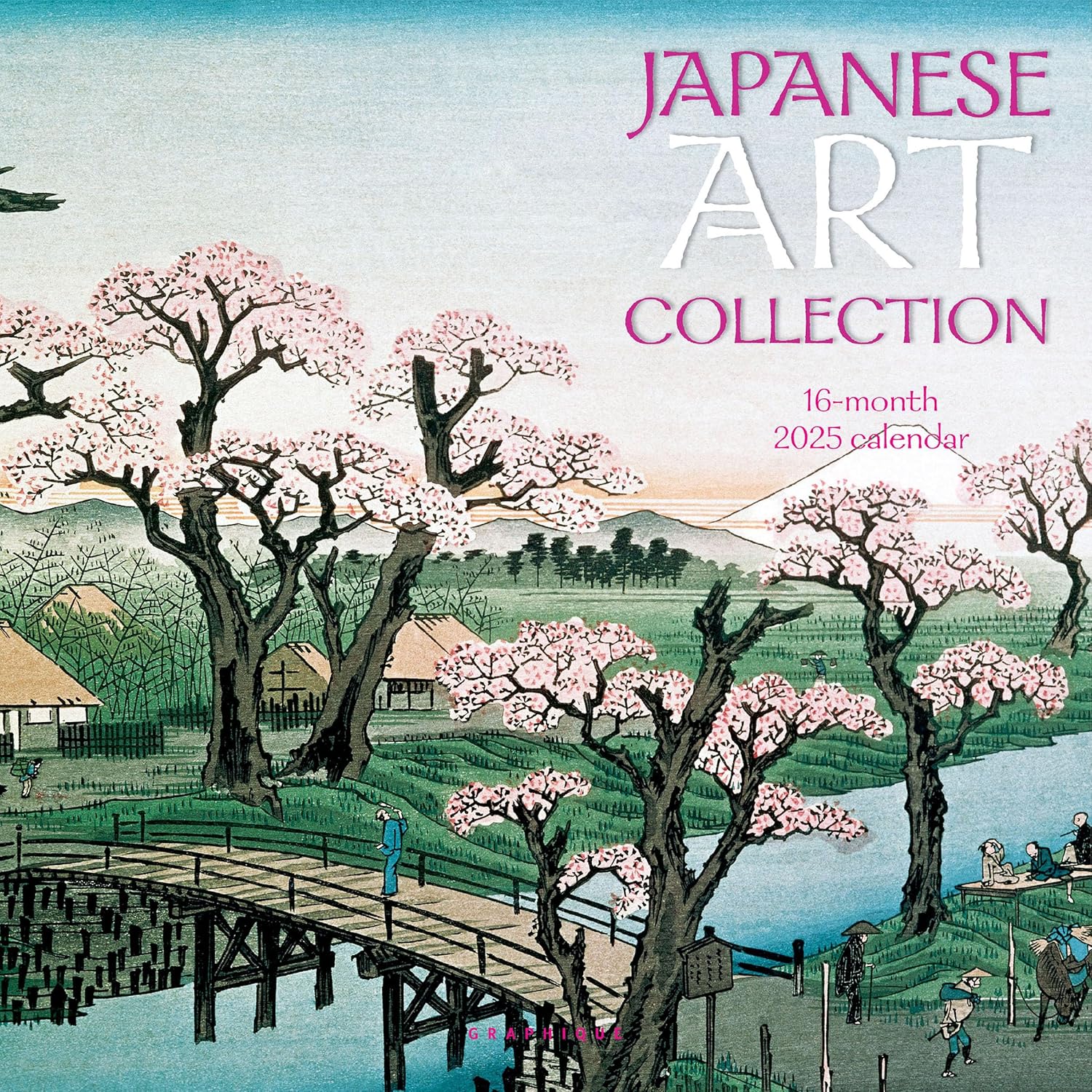 2025 Large Wall Calendar - Japanese Art
