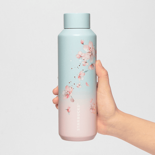 Preventa Starbucks | Sakura 2025 | Stainless Steel Bottle Pale Blue Gradient 591ml