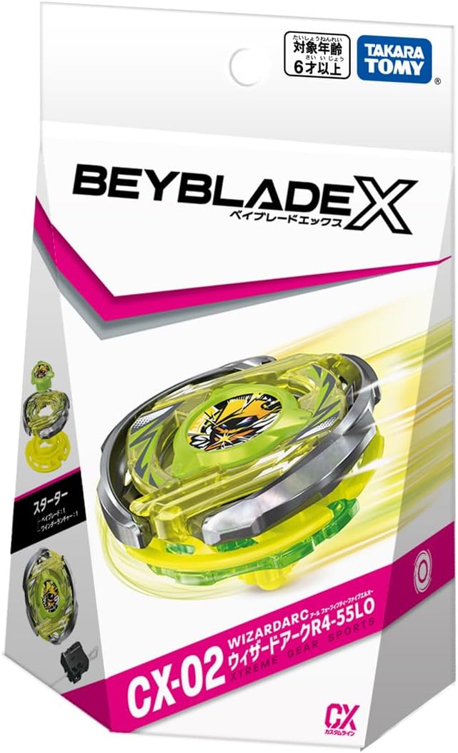 Takara Tomy | Beyblade X CX-02 Starter Wizard Arc R4-55LO