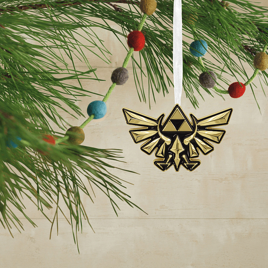 Hallmark Ornament I Nintendo The Legend of Zelda™ Crest of Hyrule Metal