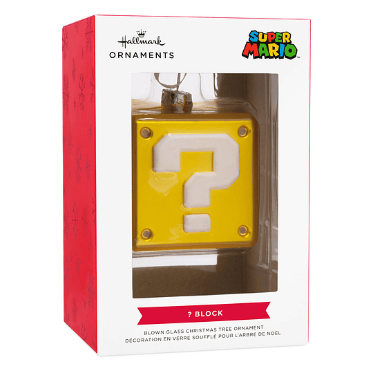 Hallmark Ornament I Nintendo Super Mario™ Question Block Blown Glass
