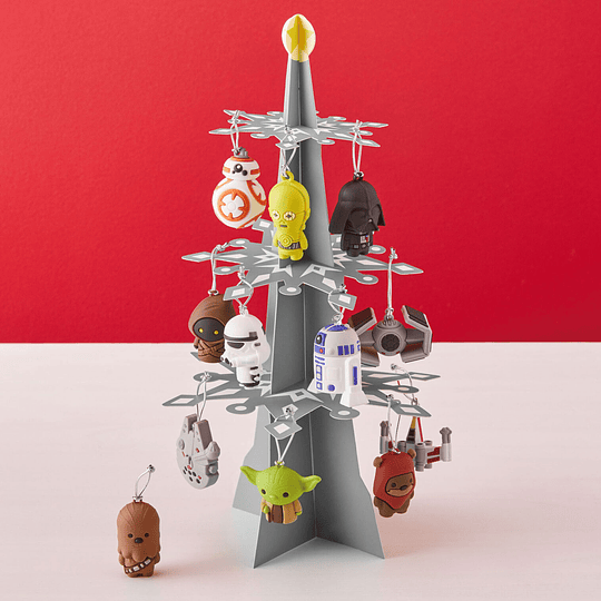 Hallmark I Star Wars™ Countdown Calendar Paper Tree Set With 12 Mini Ornaments