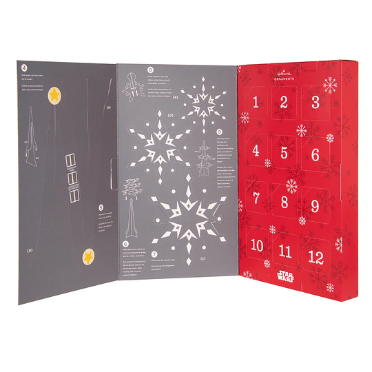 Hallmark I Star Wars™ Countdown Calendar Paper Tree Set With 12 Mini Ornaments