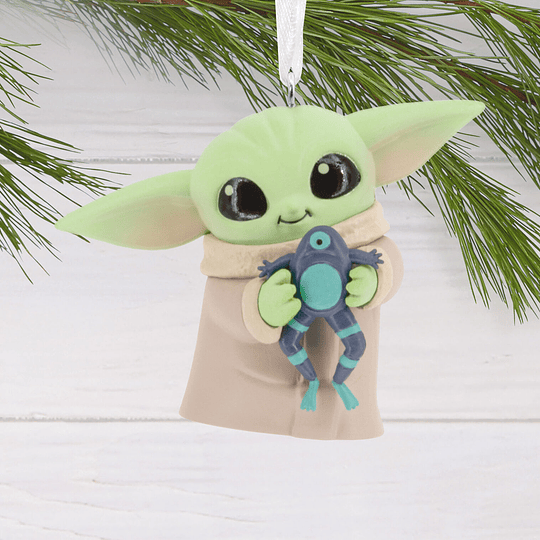 Hallmark Ornament I Star Wars: The Mandalorian™ Grogu™ With Frog Hallmark