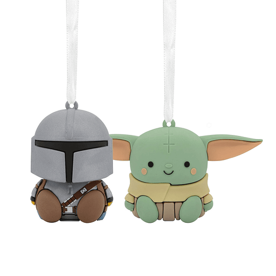 Hallmark Ornaments I Better Together Star Wars: The Mandalorian™ and Grogu™ Magnetic Ornaments, Set of 2