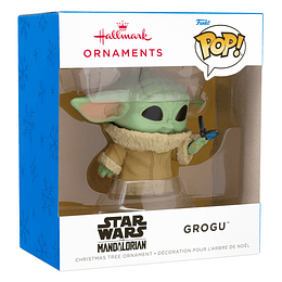 Hallmark Ornament I Star Wars: The Mandalorian™ Grogu With Butterfly Funko POP!®