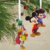 Hallmark Ornaments I Disney Mickey's Christmas Carol Hallmark, Set of 2