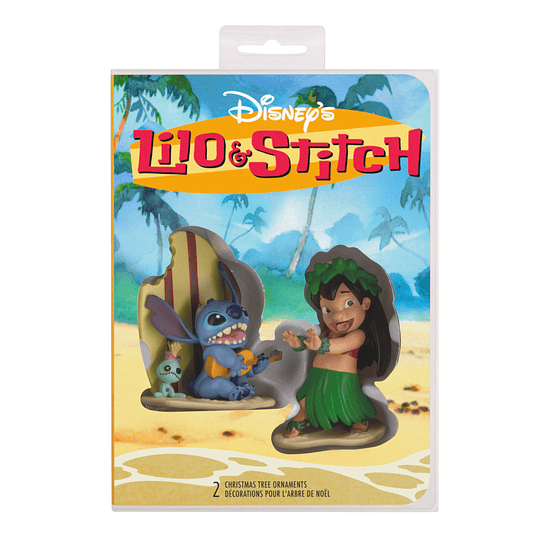 Hallmark Ornaments I Disney Lilo & Stitch, Set of 2