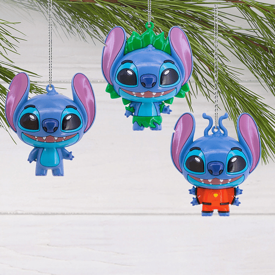 Hallmark Ornaments I Disney Stitch Series 1 Mystery Shatterproof