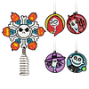 Hallmark Ornaments And Tree Topper I Mini Disney Tim Burton's The Nightmare Before Christmas, Set of 5