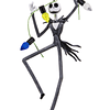 Hallmark Ornament I Disney Tim Burton's The Nightmare Before Christmas Jack Skellington With Lights