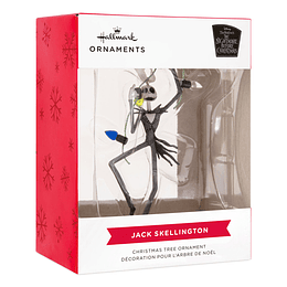 Hallmark Ornament I Disney Tim Burton's The Nightmare Before Christmas Jack Skellington With Lights