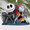 Hallmark Ornament I Disney Tim Burton's The Nightmare Before Christmas Jack and Sally With Tombstones