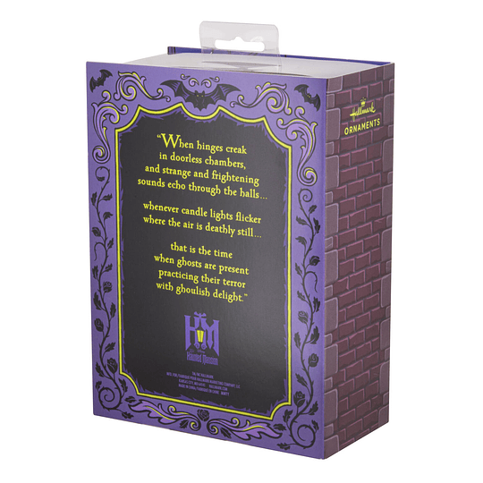 Hallmark Ornaments I Disney The Haunted Mansion Caretaker and Dog, Set of 2