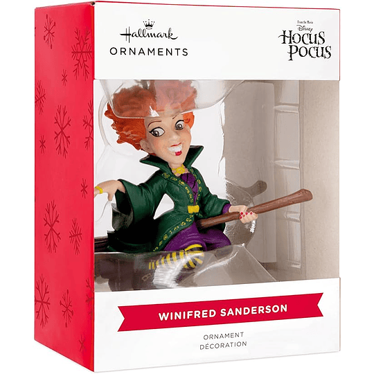 Hallmark Ornament I Disney Hocus Pocus Winifred Sanderson