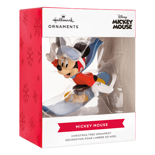 Hallmark Ornament I Disney Mickey Mouse Snowboarding
