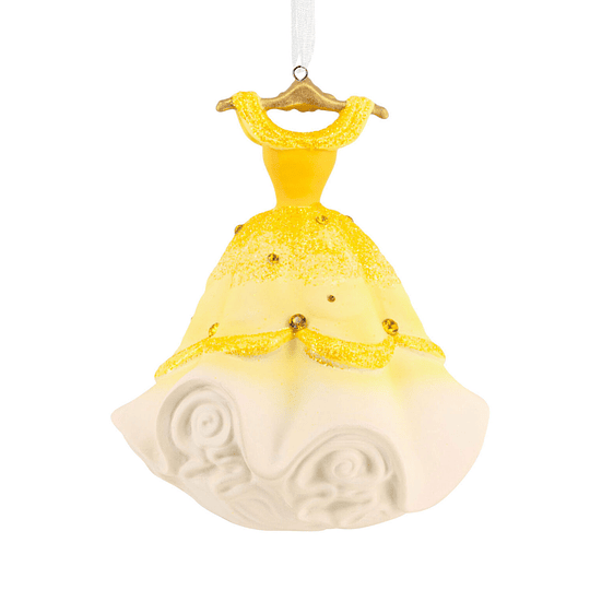 Hallmark Ornament I Disney Princess Belle's Gown Ceramic