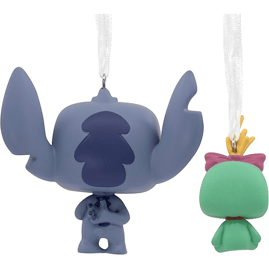 Hallmark Ornaments I Disney Stitch with Scrum, Set of 2