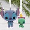 Hallmark Ornaments I Disney Stitch with Scrum, Set of 2