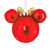 Hallmark Ornament I Disney Minnie Mouse Ears Icon Blown Glass
