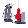 Hallmark Ornaments I Disney Tim Burton's The Nightmare Before Christmas Jack and Sally With Tombstones, Set of 2